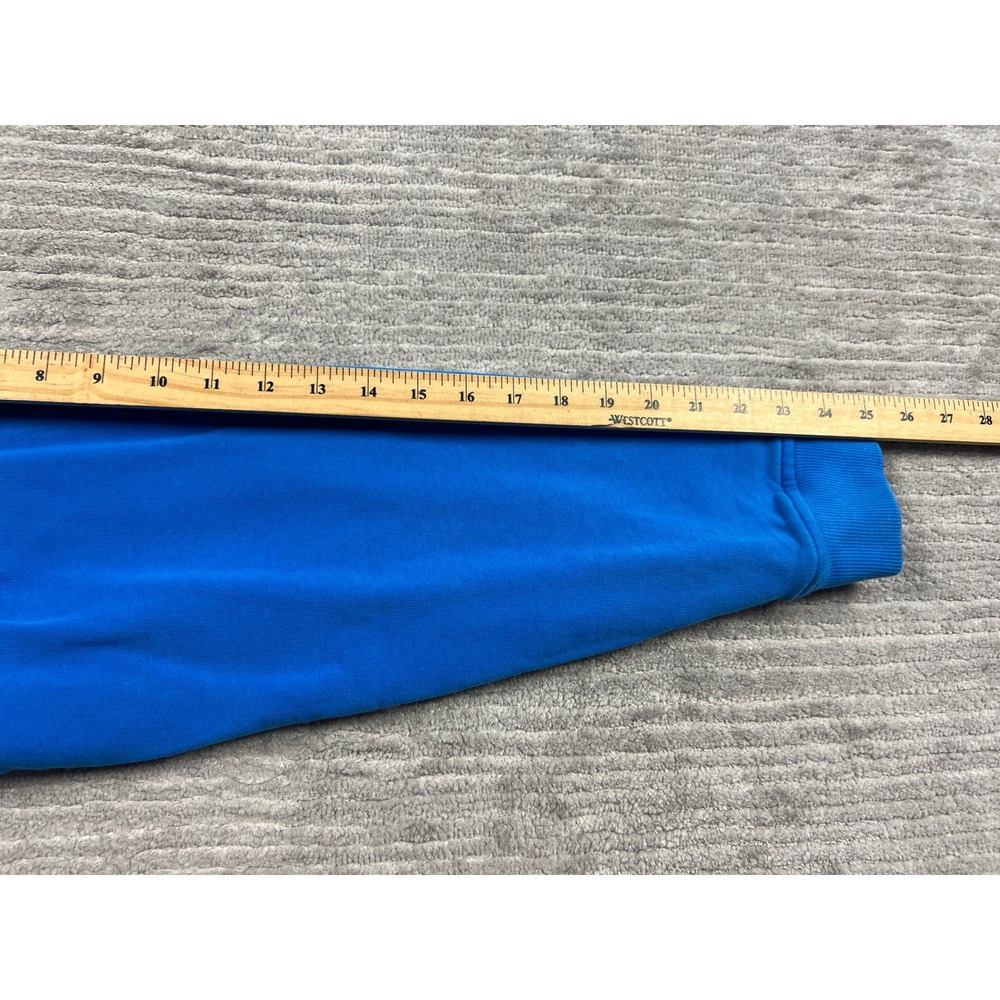 Vineyard Vines Pullover Womens L Blue Quarter Zip Raw Hem Cropped Cotton Logo - Picture 10 of 15